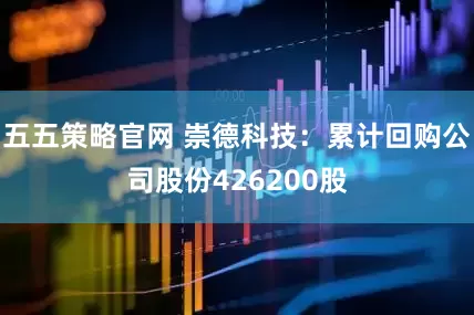 五五策略官网 崇德科技：累计回购公司股份426200股