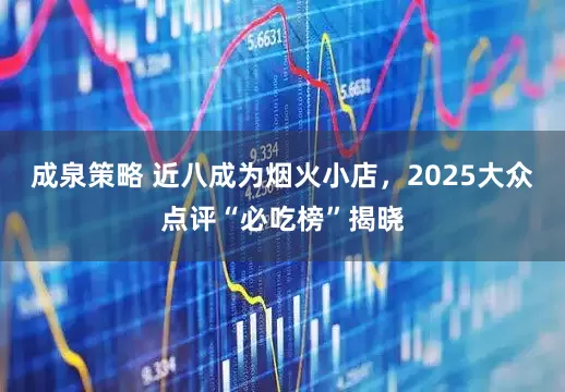成泉策略 近八成为烟火小店，2025大众点评“必吃榜”揭晓